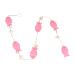 Alipis 1 Pc Fish Hanging Ornament Wedding D cor Woodsy Decor Wood Decor Pink Hanging String Shell Pink 102X4.2CM