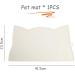 1 Piece Silicone Cat Bowl Mat Feeding Mat for Cats Non-slip Feeding Ideal Waterproof Feeding Mat White Suitable for Small Dogs and Cats 41.5 X 23.5cm - Buy Online on GoSupps.com
