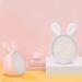 Heibteny Kinder Lichtwecker Cute Rabbit Alarm Clock for Kids with Night Light | Best Children's Alarm Clock for Girls (White) - Buy Online on GoSupps.com