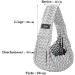 Cuby Dog & Cat Sling Carrier - Soft Cotton Pet Bag for Travel | Gray Stripes | 10x10x5 cm - Buy Online on GoSupps.com