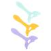 FOMIYES 3 pcs Eyeshadow Tool Multi-functional Girl for Eye Women Aid Reusable Stencils Silicone Makeup