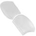 minkissy 1 Pair Arch Half Pad Comfortable Foot Support Arch Support Replaceable Flatfoot Support Gel Foot Support Convenient Foot Support Gel Flatfoot Support Reusable Foot Support Transparent 8.70X6.80X0.60CM