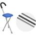 Rely on Walking Walker for Seniors Rollator Adjustable Walking Crutches Cane Seat Walking Stick Seat Canes Three-Legged Stool Chairs for The Elderly The Elderly Walking Stick Stool Blue Interesting - Buy Online on GoSupps.com