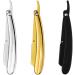 Buy Manual Razor Folding Handle Barber Shaving Tool - Golden Hair Trimmer & Beard Set International Shipping Available - Buy Online on GoSupps.com