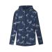 Kerrits Kids Horse Sense Fleece Hoodie Print Admiral Free Horse Large