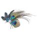 Xiton Retro Peacock Hair Clip - Spring Hairpise & Feather Wedding Fascinator Accessories for Women & Girls - International Shipping Available - Buy Online on GoSupps.com