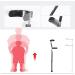 Crutches Adult Bracelet Crutch Forearm Crutches Balanced Mobility Aid Retractable and Adjustable Folding Cane for Elderly Disabled Walking Stick Shock Absorber 1 Pair powerfully Prosperous - Buy Online on GoSupps.com