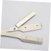 WOONEKY 2pcs Barber Shaving Tools Set - Stainless Steel Straight Razor & Mustache Scissors | Old Fashioned Yangjiang Manual Shaver - Buy Online on GoSupps.com