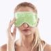 Gel Eye Mask + Silk Sleep Mask: Hot/Cold Therapy for Puffy Eyes, Dark Circles, Headaches - Adjustable Strap & Reusable (Light Green) - Buy Online on GoSupps.com