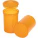 Multi-Use Airtight Pill Bottles with Hinged Lids | 30 Dram Plastic Organizer for Supplements Vitamins & Medicines | 12 Pack - Amber Translucent - Buy Online on GoSupps.com