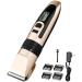 Easy Hair Clipper - Rechargeable Professional Electric Trimmer for Kids & Adults | Cordless Hair Cutting Razor with Power Display - Gold - Buy Online on GoSupps.com