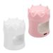 Mini High-Efficiency UV Nail Lamp - Quick Drying Dual Light Source Type-C Powered - Perfect for On-The-Go Nail Art(White+Pink)