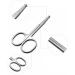 Professional Facial Hair Scissors Solid Stainless Steel Scissors Round Safety Scissors for Eyebrows Eyelashes Nose HairStainless Steel Scissors - Buy Online on GoSupps.com