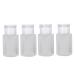 Beatifufu 4 x Nail Polish Remover Pump Bottles 120ml