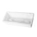 Alipis Box Chopsticks Box Drain Box Metal Chopsticks Metal Tray Useful Chopsticks Holder Household Drawer 28X12.7X7.2CM White