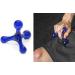 Selfnobb 4-Member Massage Device - Relieve Back Neck Shoulder & Foot Pain Anywhere | Portable Spun Massage for Home Office & Travel (Blue) - Buy Online on GoSupps.com