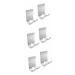 CABILOCK 6 STK Razor Razor Wall Hooks Self-adhesive shaver holder Hook for storing the razor razor organizer shower razor hook Pothook shower head No punching