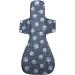 5pcs MUMBABY 16inch Ultra-deep Sleep Charcoal Bamboo Mama Cloth/ Menstrual Pads - Reusable Sanitary Pads (Footprint) - Buy Online on GoSupps.com