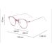 Zhuyiqz Comfort Anti-Blue Light Reading Glasses | Round Flat Lens +150 Presbyopia Specs in Rose - Reduce Eye Strain Shop Internationally - Buy Online on GoSupps.com