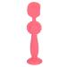 Diaper Cream Spatula - Suction Cup Base Baby Diaper Cream Brush - Silicone Brush for Gentle Application - 5.9in Height - Red - Buy Online on GoSupps.com