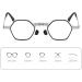 YFZHF Foldable Reading Glasses - Portable Eyeglasses for Men & Women | Adjustable Strengths 1.0 to 4.0 - Perfect for Travel - Buy Online on GoSupps.com