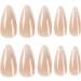 Justotry 24 Pcs Medium Gradient Brown Stiletto False Nails French Press on Nails - Short Fake Nails with Nail Glue for Women's Nail Art - Buy Online on GoSupps.com
