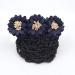 Bowknot Snood Net Hair Clip Bun Cover Head Flower Hairpin Bow Tie Work Disc Hair Ornament_Navy Blue - Buy Online on GoSupps.com