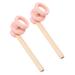 Solustre 2st cough liner bladder tube floating blowing balance equilibrium bladdering toys ball swim toys floating ball gifts blows pipeline child wood foam ball 15x5 sorted color