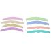 8pcs Professional Eyelash Perming Pads Silicone Eyelashes Curler Rods Lashes Lift Shield Tool Eyelash Perm Lift Silicone Rods