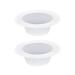 ASAWASA 2 Pcs Wax Warmer Silicone Liner for Wax Melters , No Mess, No Scrape Way to Remove Scented Wax, Long Lasting and Reusable Silicone,2.2 inch in bottom diameter Plug in Wax Warmer (Size 01)
