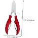 MERRYHAPY 1pc Nail Clippers Thick Nail Scissors Nail Salon Tools Dead Skin Scissors Nail Art Kit Podiatrist Fingernail Kit Manicure Pedicure Kit Angled Nail Clipper Pedicure Tool Red Rubber - Buy Online on GoSupps.com