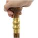 Wooden Cane Solid Walking Stick Wooden Cane Golden Sandalwood Faucet Crutches Older People Walking Sticks Sticks Gifts for Elderly Seniors (Roundhead) Lucky Star - Buy Online on GoSupps.com