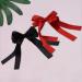 Red and Black Bow Hair Clips Set for Women and Girls - 2pcs Ribbon Hair Bows Barrettes and Hairpins - Buy Online on GoSupps.com