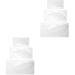 UPKOCH 6 Pcs Fish Mold DIY Rice Cake Molds DIY Jelly Mold Biscuit Mold White Modeling Baking Pan Pp 3D 31.5X15.5X7CMx2pcs