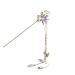 URFEDA Chinese Hair Stick Lotus Flower Hair Clips Shiny Metal Hair Sticks Rhinestone Hair Chopsticks Vintage Hair Stick Elegant Hair Sticks Fashion Hair Stick Hair Accessories for Women Girls