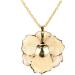 WIPPWER Gold Dipped White Rose Pendant Necklace - Perfect Valentine & Mother Day Gift for Women - Buy Online on GoSupps.com