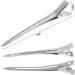 26Pcs Hair Sectioning Clips 3.5 inches Duck Bill Sectioning Clips Metal Curl Setting Section Hair Clips Professional Sectioning Clips for Barbershop Hair Salon Hairdressing Styling Salo(Silver) - Buy Online on GoSupps.com