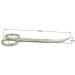 Curved Stainless Scissors for Makeup & Eyebrow Precision | International Shipping Available - Buy Online on GoSupps.com