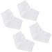 FOMIYES 4 Pairs Rough Calluses Socks Gel Foot Socks Heel Sleeves Protectors Heel Protector Socks Feet Repair Socks Cracked Heel Socks Gel Socks Men and Women White Anti-Crack Ankle Socks - Buy Online on GoSupps.com