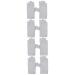 FOMIYES 4 Pairs Gloves Protective Gloves for Nail Nail Gloves Proof Gloves Gloves for Women Gloves Hand Protection Fabric -black Women's Nail Polish