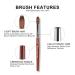 Rolabling Kolinsky Sable Acrylic Nail Art Brush - Professional Red Wooden Handle (Size 14) - Buy Online on GoSupps.com