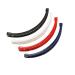 Mytoptrendz -Set Of 4 Banana Hair Clip Long Banana Ponytail Comb Clip Red Navy white Black