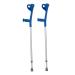 Crutch Thickened Aluminum Alloy Elbow Crutches Non-Slip Retractable Height Arm Polio Rehabilitation Crutches 2PCS (1PCS) () Selfless dedication