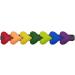 XIAHIOPT Rainbow Color Heart Shape Hairpins Glitter Hair Clip Barrettes Hair Clip for Woman Bangs 2 - Buy Online on GoSupps.com