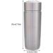 Bouteille d'eau Alcaline en Acier Inoxydable Portable Nano quilibre nerg tique Bio Lonizer Flacon pour Une Vie Saine (Argent) - Buy Online on GoSupps.com