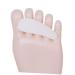 GLEAVI Gel Bunion Toe Spreader Pair Gel Bunion Spreader Separator for Bunion Eversion Support Pad Insole Corrective Pad White Gel Bunion Straighter