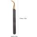Premium Gold Curved Fairy Tweezers for False Eyelashes | Ergonomic Stainless Steel | Portable Beauty Tool for Salon Professionals - Buy Online on GoSupps.com