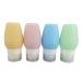 Beavorty Set Refillable Tube foaming soap dispenser green suit Shampoo Tubes lotion container shampoo container silicone containers Silicone Tubes Disposable bottle travel Size 2 Picture 1