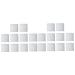 Baluue 20 pcs Protection Painful Pain Alignment Straightener Spacers Corrector Drift Spacer Overlapping for Big Friction Guards Seperator Covers Problems Bunion Blisters Caps Toe Hammer Whitex2pcs 3x2.5cmx2pcs