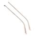 Epasha vintage-glasses replacement brackets*glasses legs glasses transparent rose golden metal glasses single tooth plastic-plastic plank repair parts 1 pair